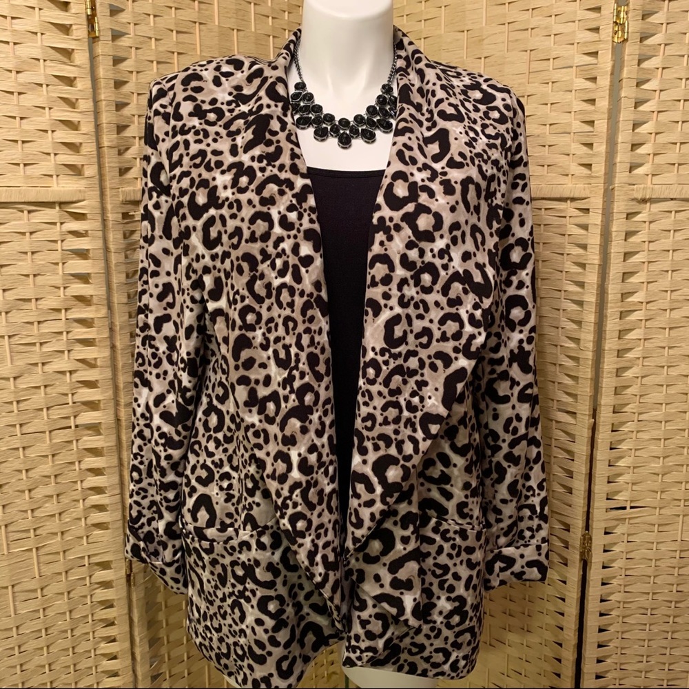 CK Leopard Blazer